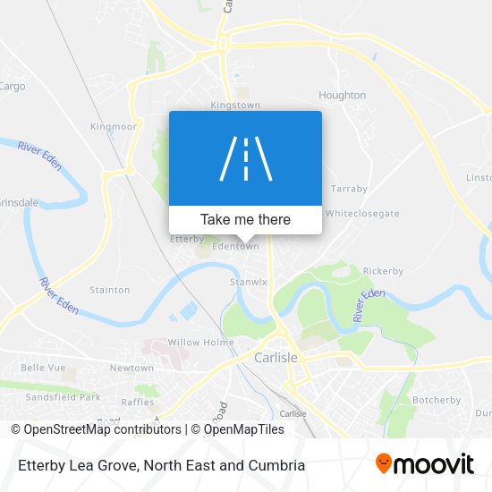 Etterby Lea Grove map