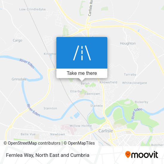 Fernlea Way map