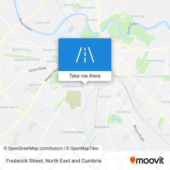 Frederick Street map