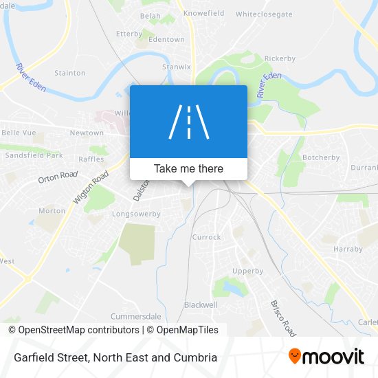 Garfield Street map
