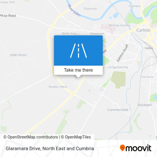 Glaramara Drive map