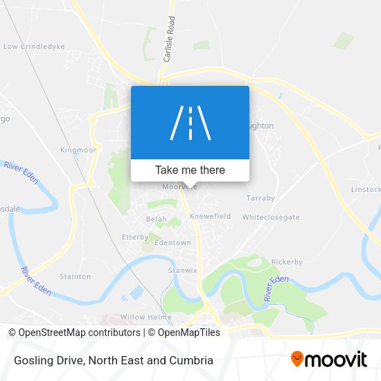 Gosling Drive map