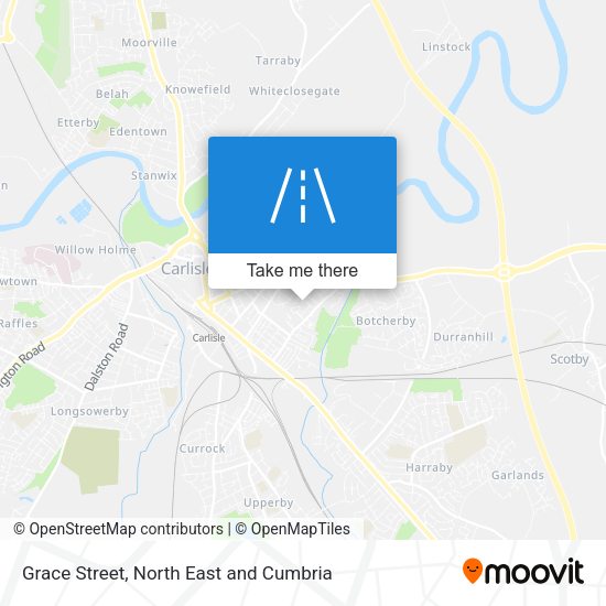 Grace Street map