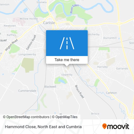 Hammond Close map