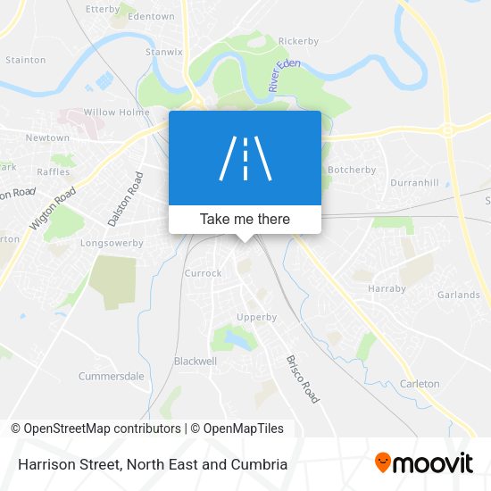 Harrison Street map