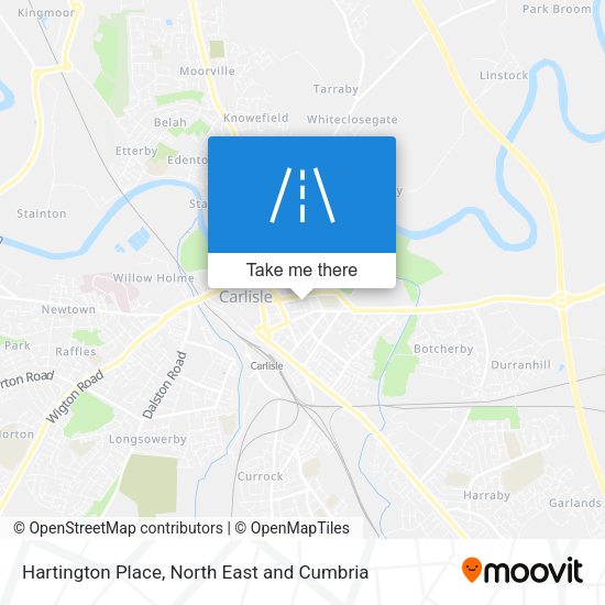 Hartington Place map