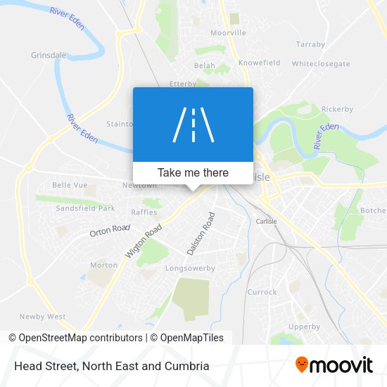 Head Street map