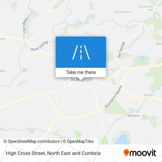 High Cross Street map