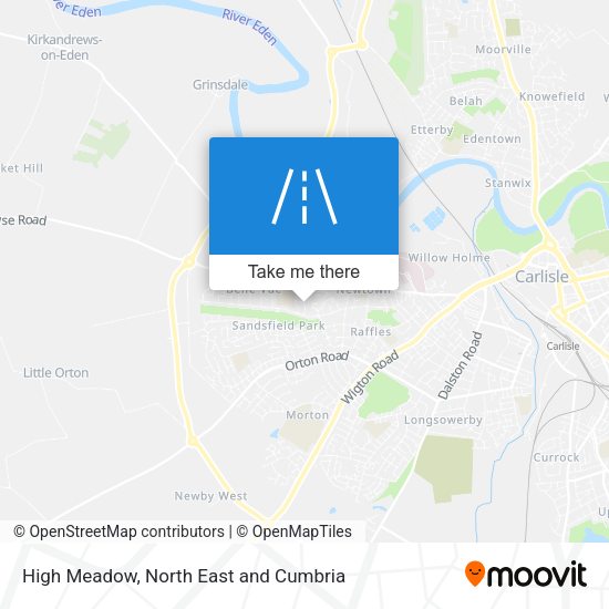 High Meadow map