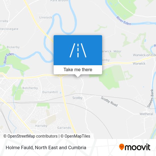 Holme Fauld map