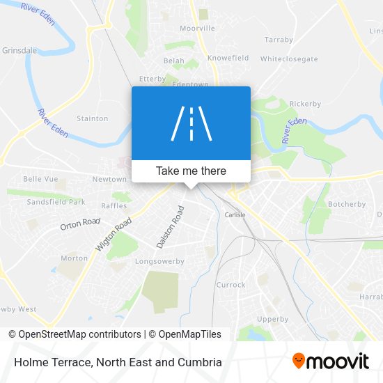 Holme Terrace map