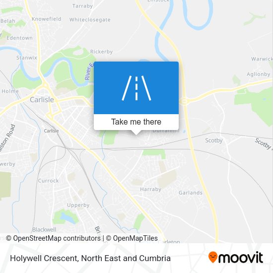 Holywell Crescent map