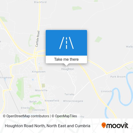 Houghton Road North map