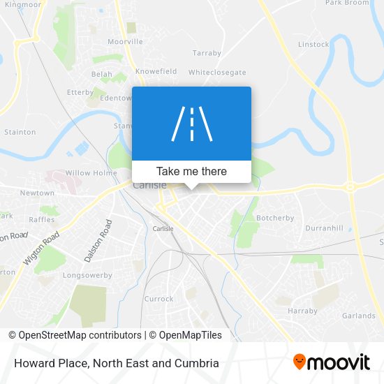 Howard Place map