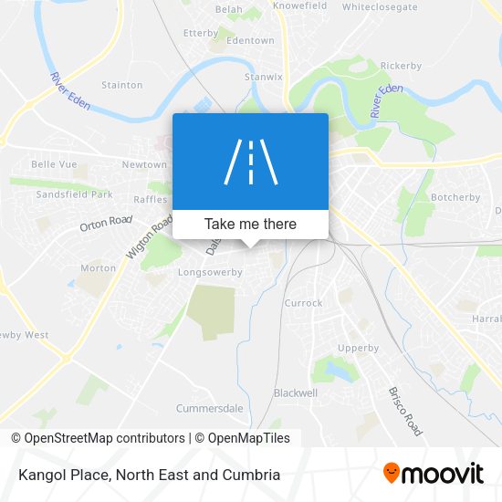 Kangol Place map