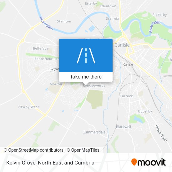 Kelvin Grove map
