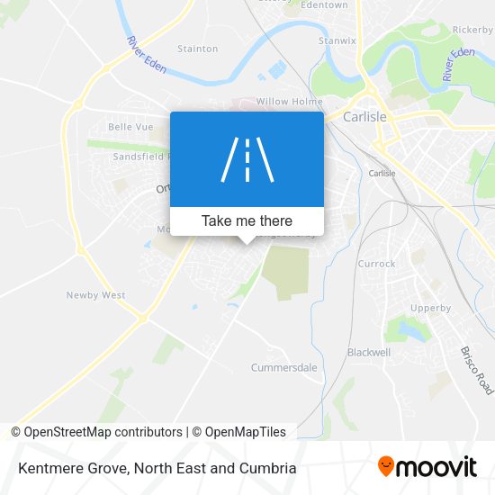 Kentmere Grove map