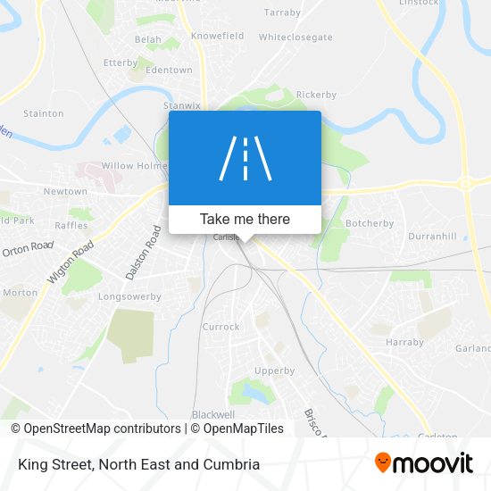 King Street map