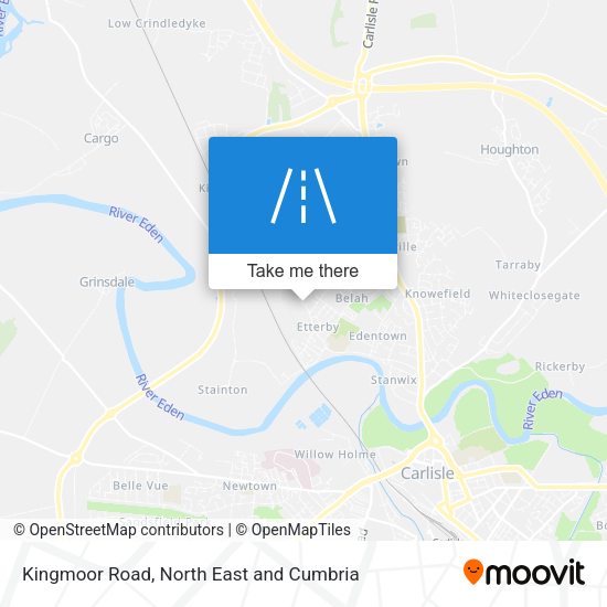 Kingmoor Road map