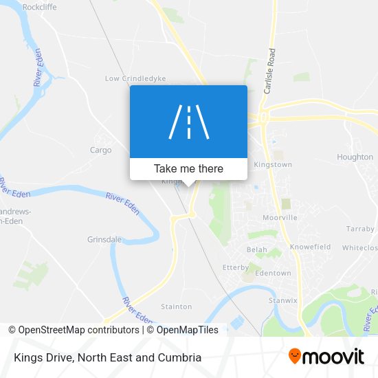Kings Drive map