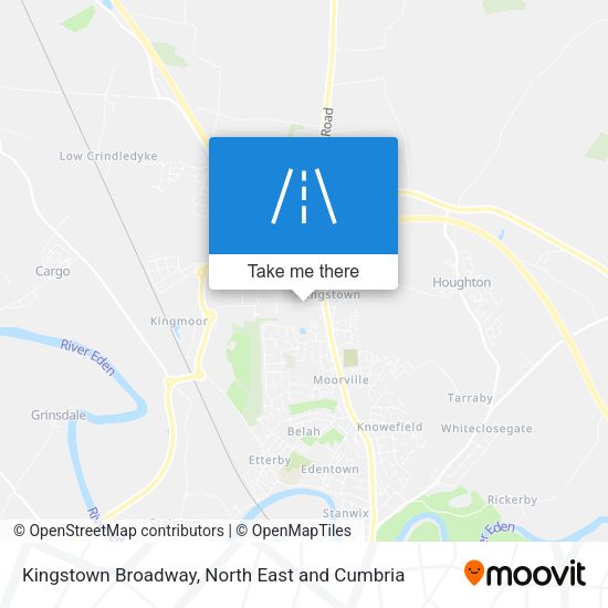 Kingstown Broadway map