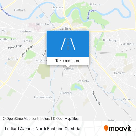 Lediard Avenue map
