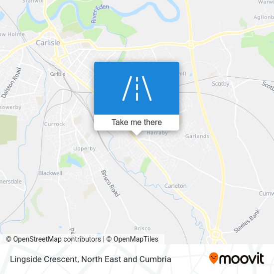 Lingside Crescent map