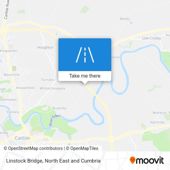 Linstock Bridge map