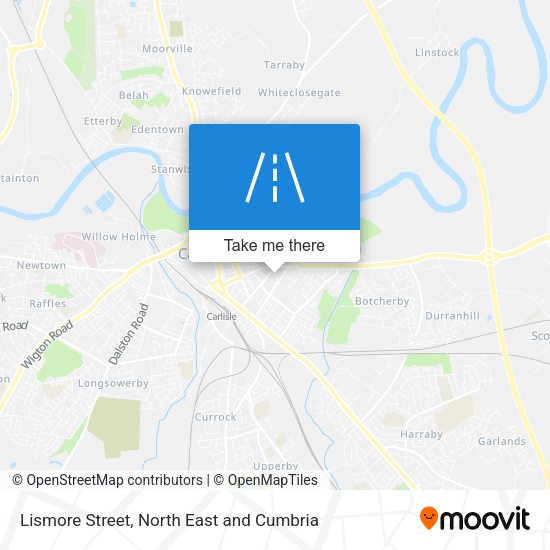 Lismore Street map