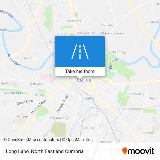 Long Lane map