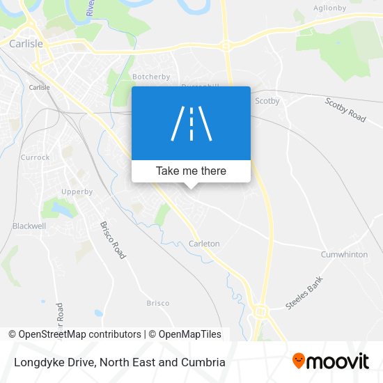 Longdyke Drive map