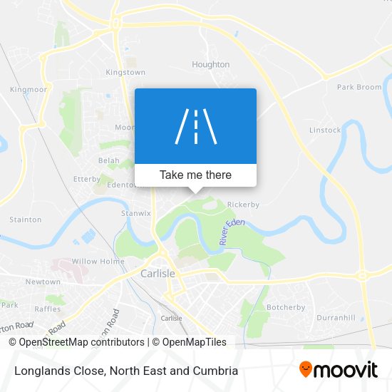Longlands Close map