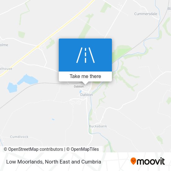 Low Moorlands map