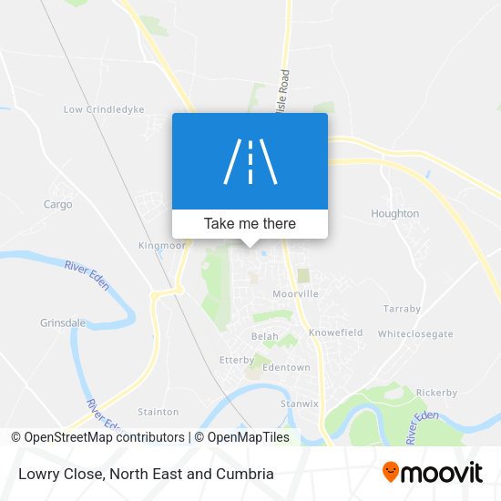 Lowry Close map