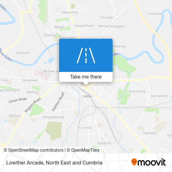 Lowther Arcade map