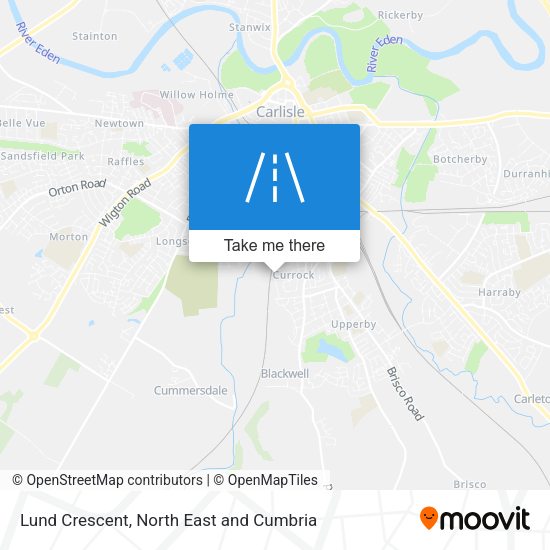Lund Crescent map