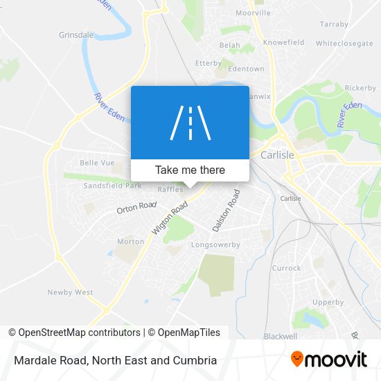 Mardale Road map