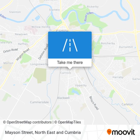 Mayson Street map
