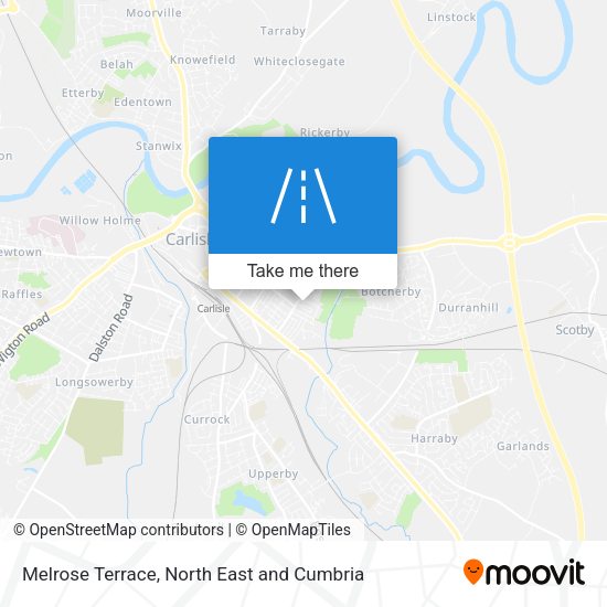 Melrose Terrace map