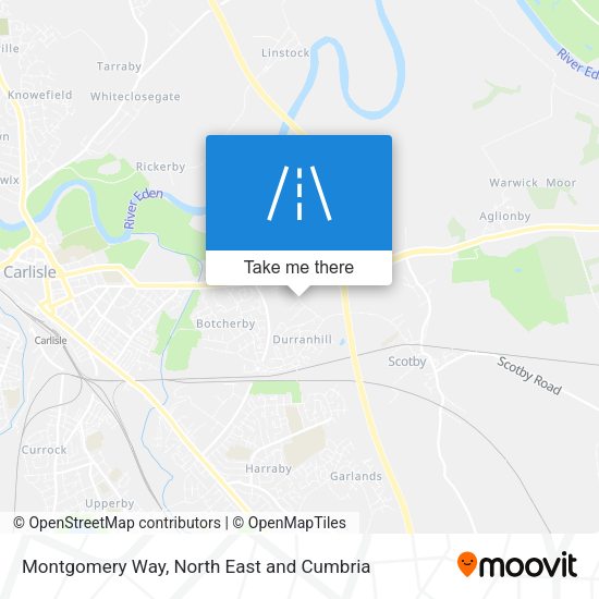 Montgomery Way map