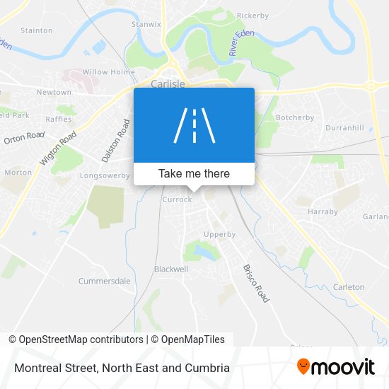 Montreal Street map