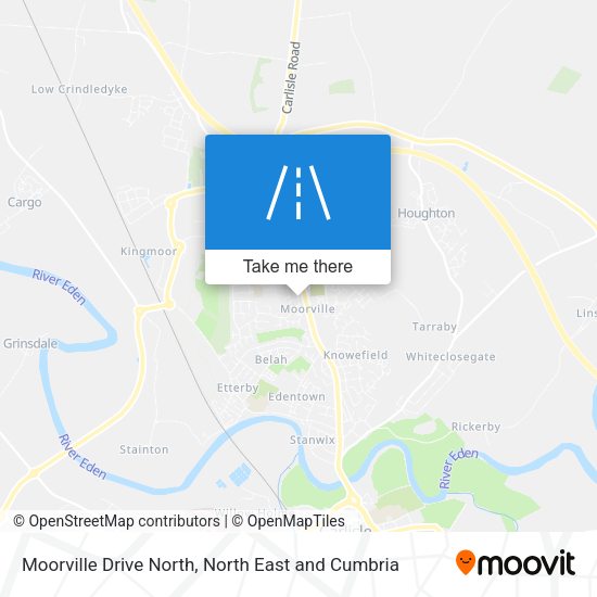 Moorville Drive North map