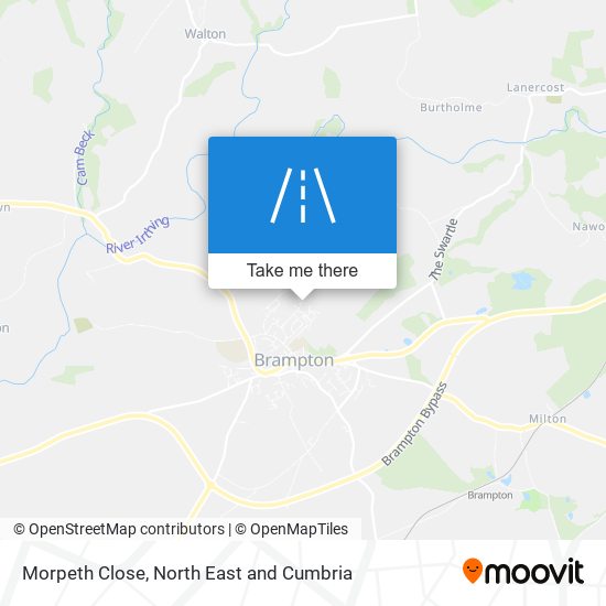 Morpeth Close map