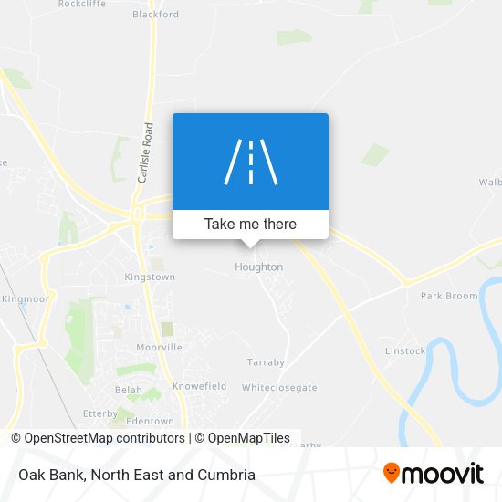 Oak Bank map