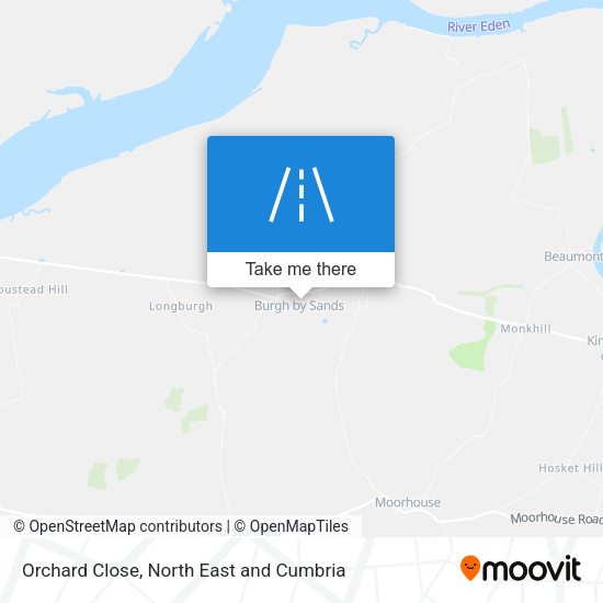 Orchard Close map