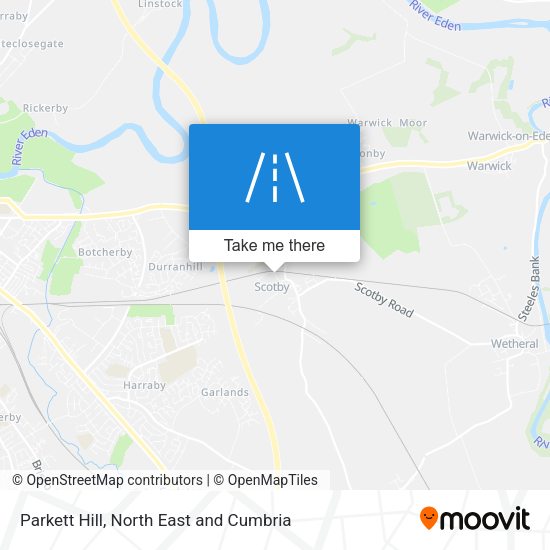 Parkett Hill map