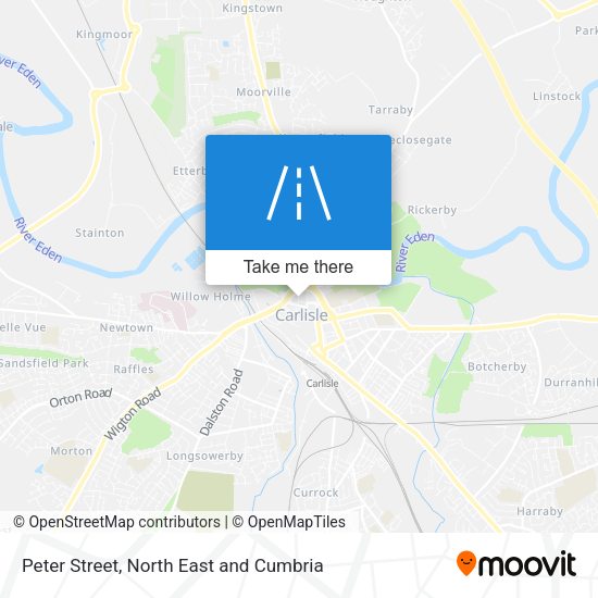 Peter Street map