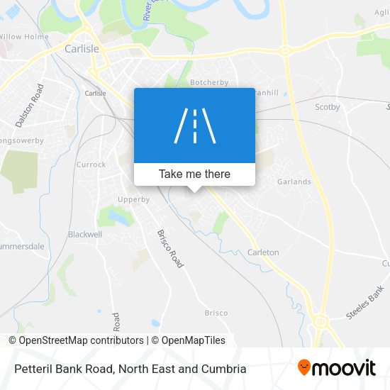 Petteril Bank Road map