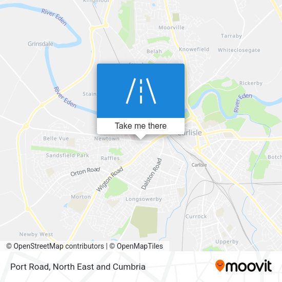 Port Road map
