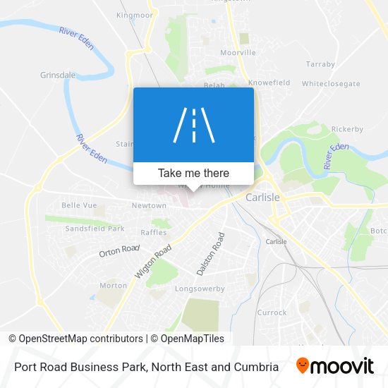 Port Road Business Park map